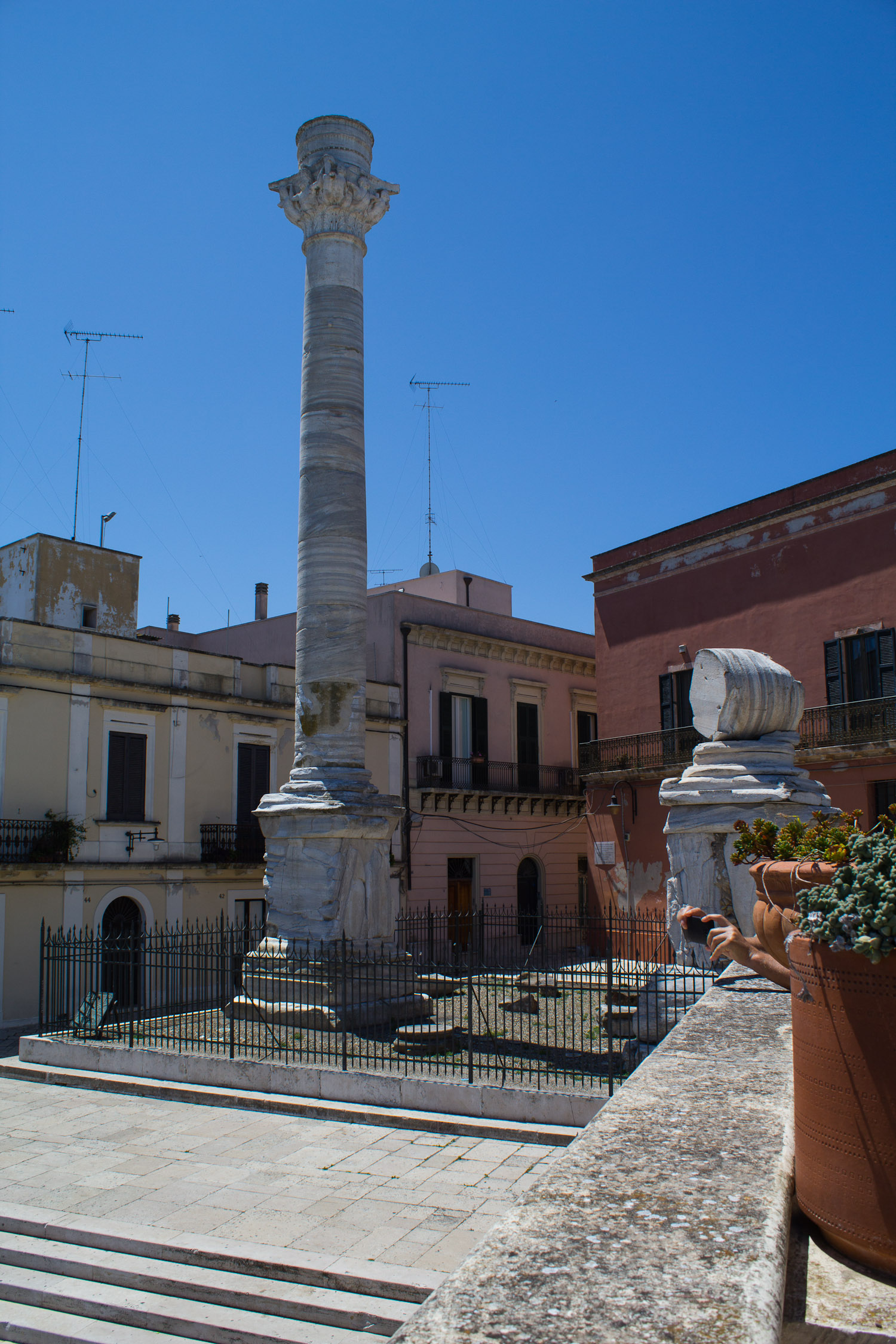 End of the Appian Way in Brindisi